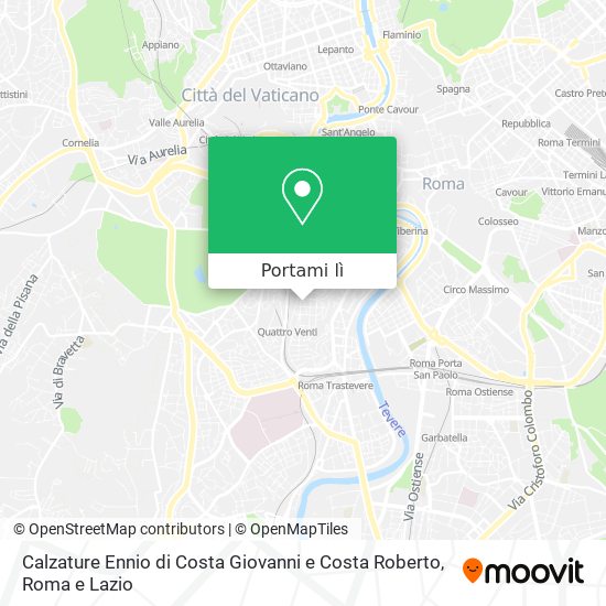 Mappa Calzature Ennio di Costa Giovanni e Costa Roberto