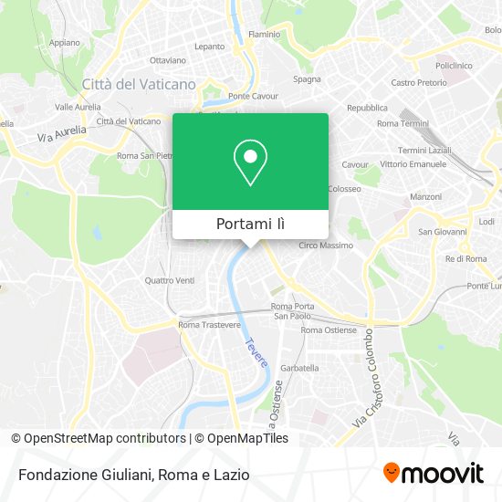 Mappa Fondazione Giuliani