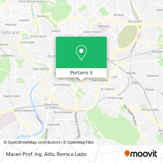 Mappa Maceri Prof. Ing. Aldo