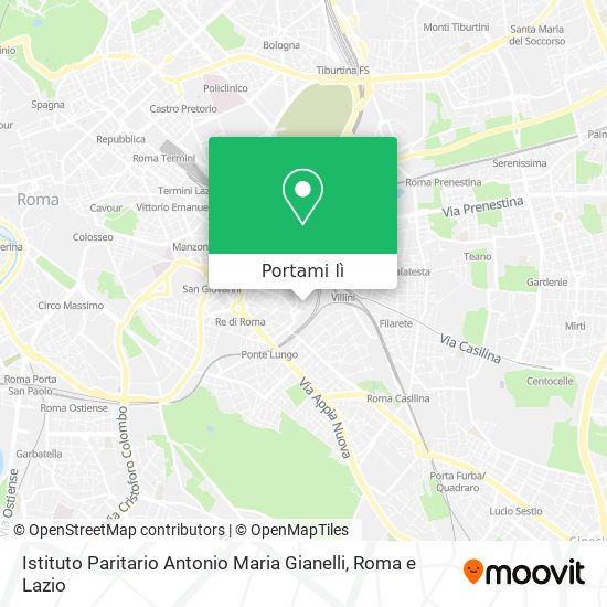 Mappa Istituto Paritario Antonio Maria Gianelli