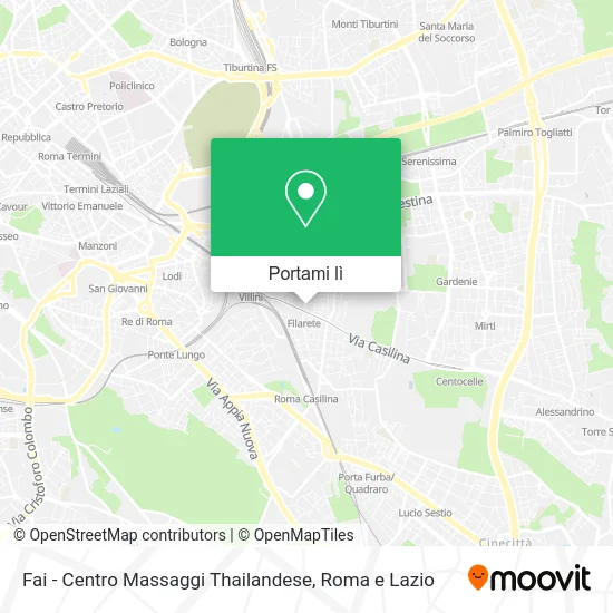 Mappa Fai - Centro Massaggi Thailandese