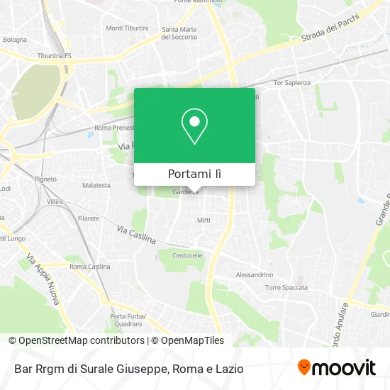 Mappa Bar Rrgm di Surale Giuseppe