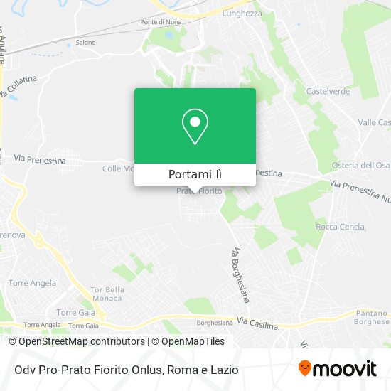 Mappa Odv Pro-Prato Fiorito Onlus