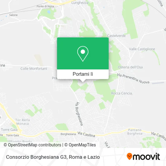 Mappa Consorzio Borghesiana G3