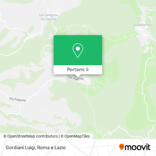 Mappa Gordiani Luigi