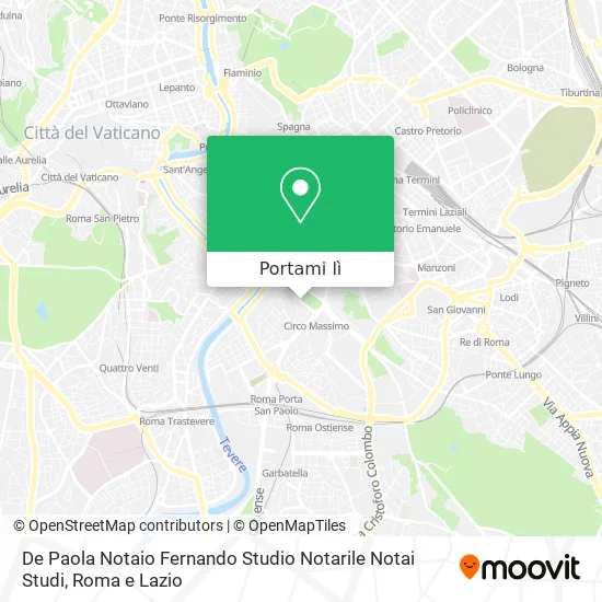 Mappa De Paola Notaio Fernando Studio Notarile Notai Studi