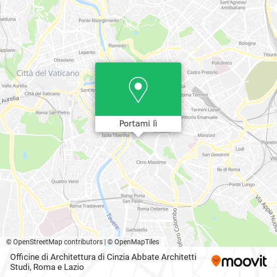 Mappa Officine di Architettura di Cinzia Abbate Architetti Studi