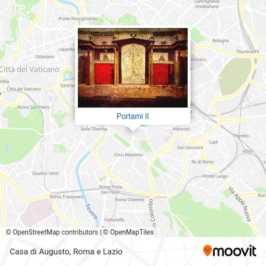 Mappa Casa di Augusto