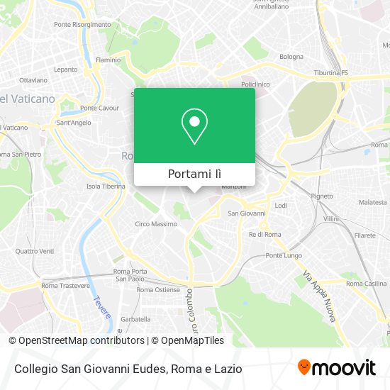 Mappa Collegio San Giovanni Eudes