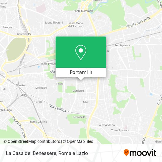 Mappa La Casa del Benessere
