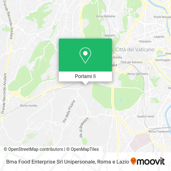 Mappa Bma Food Enterprise Srl Unipersonale