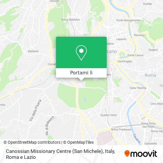 Mappa Canossian Missionary Centre (San Michele), Italy