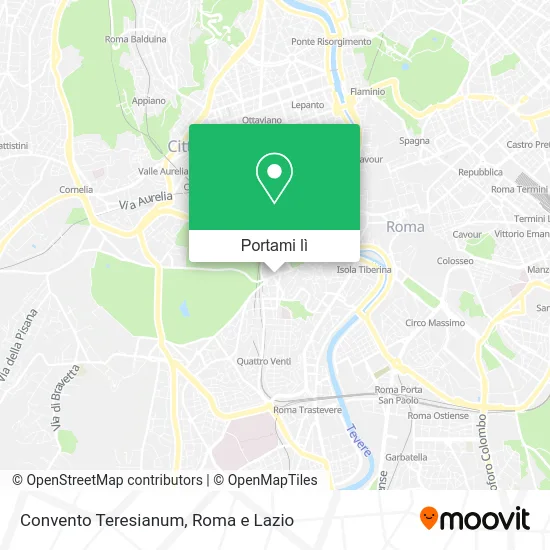 Mappa Convento Teresianum