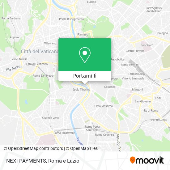 Mappa NEXI PAYMENTS