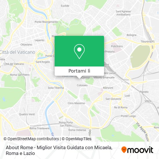 Mappa About Rome - Miglior Visita Guidata con Micaela