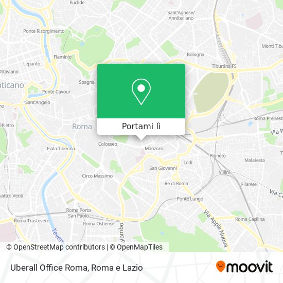 Mappa Uberall Office Roma