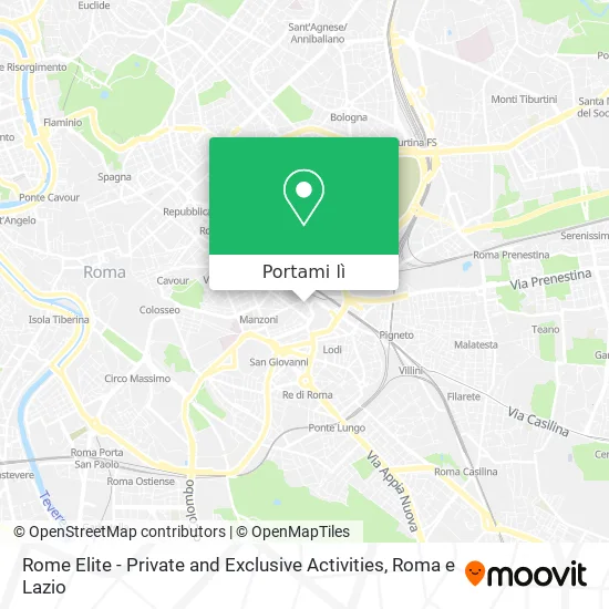 Mappa Rome Elite - Private and Exclusive Activities