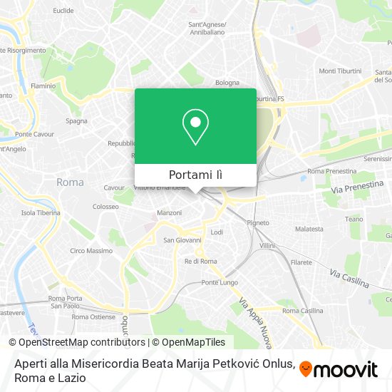 Mappa Aperti alla Misericordia Beata Marija Petković Onlus