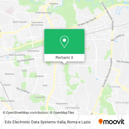 Mappa Eds Electronic Data Systems Italia