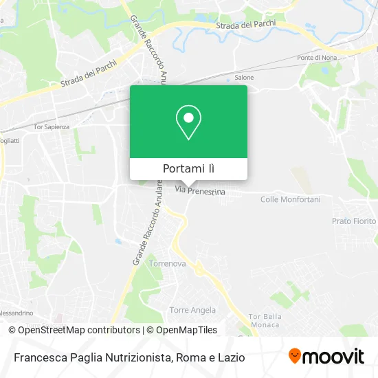 Mappa Francesca Paglia Nutrizionista