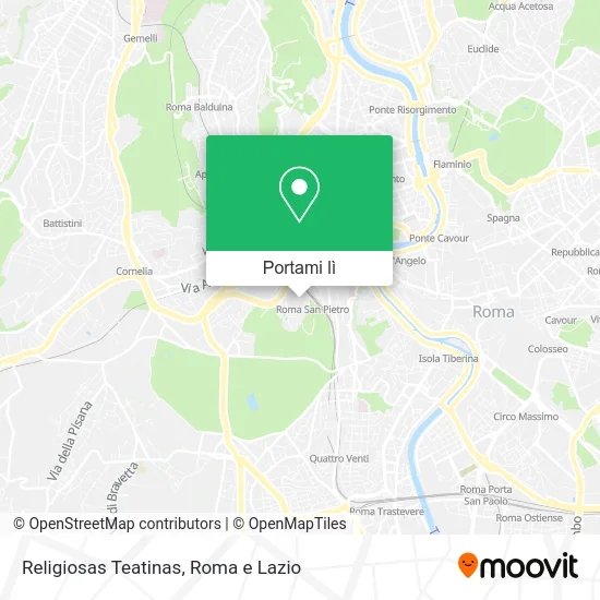 Mappa Religiosas Teatinas