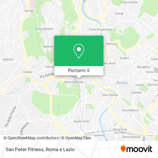 Mappa San Peter Fitness