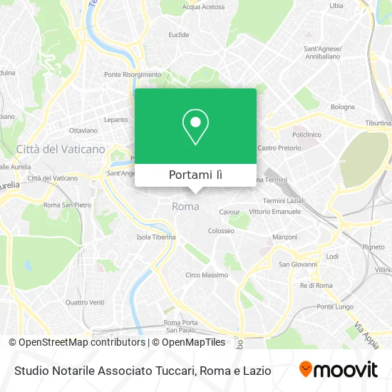 Mappa Studio Notarile Associato Tuccari
