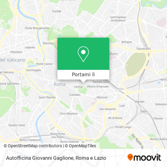 Mappa Autofficina Giovanni Gaglione
