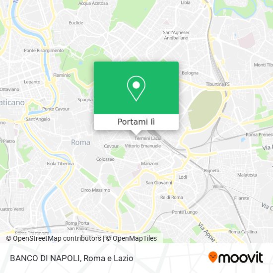 Mappa BANCO DI NAPOLI