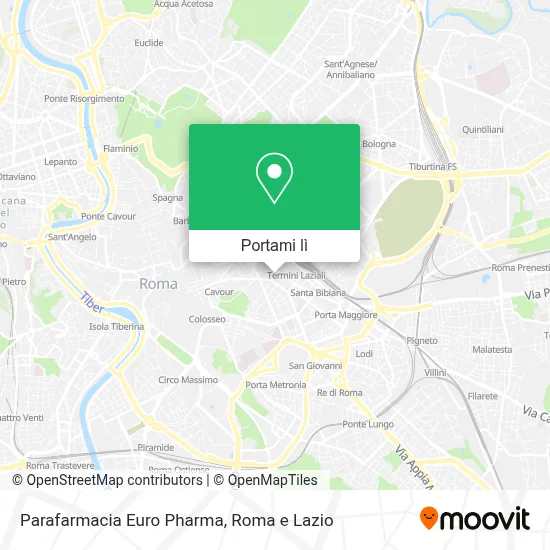 Mappa Parafarmacia Euro Pharma