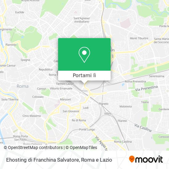 Mappa Ehosting di Franchina Salvatore