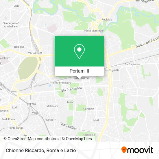 Mappa Chionne Riccardo