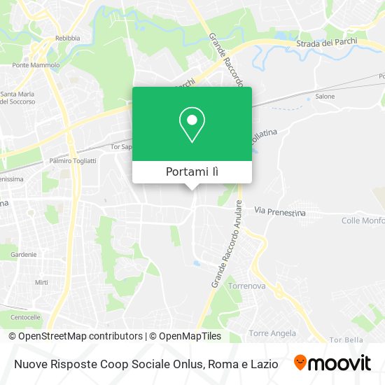 Mappa Nuove Risposte Coop Sociale Onlus
