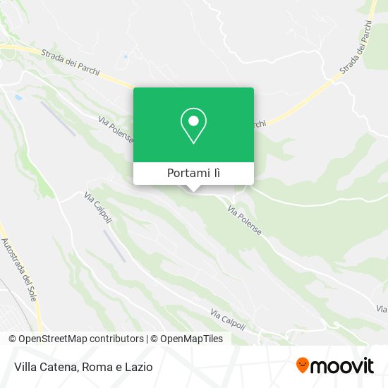 Mappa Villa Catena