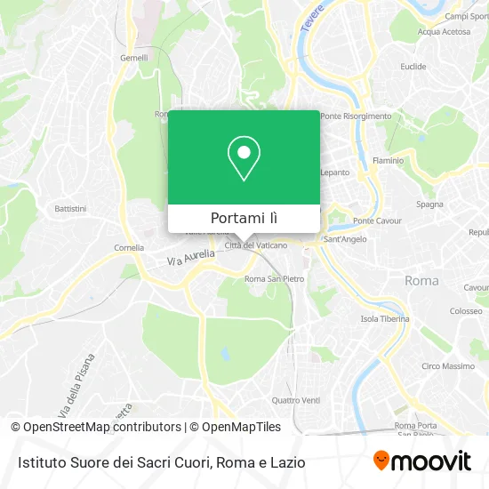 Mappa Istituto Suore dei Sacri Cuori