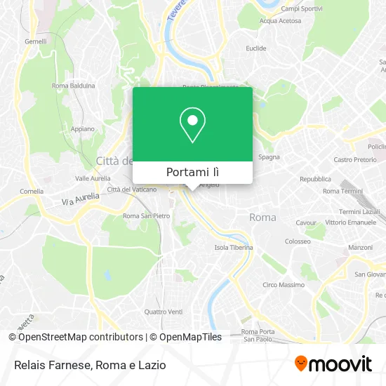 Mappa Relais Farnese