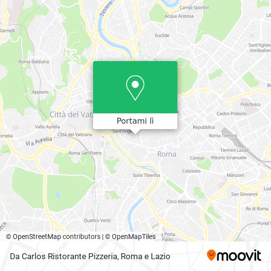 Mappa Da Carlos Ristorante Pizzeria