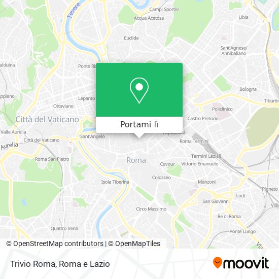 Mappa Trivio Roma