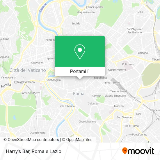 Mappa Harry's Bar