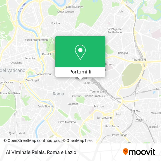Mappa Al Viminale Relais