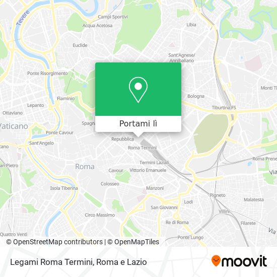 Mappa Legami Roma Termini