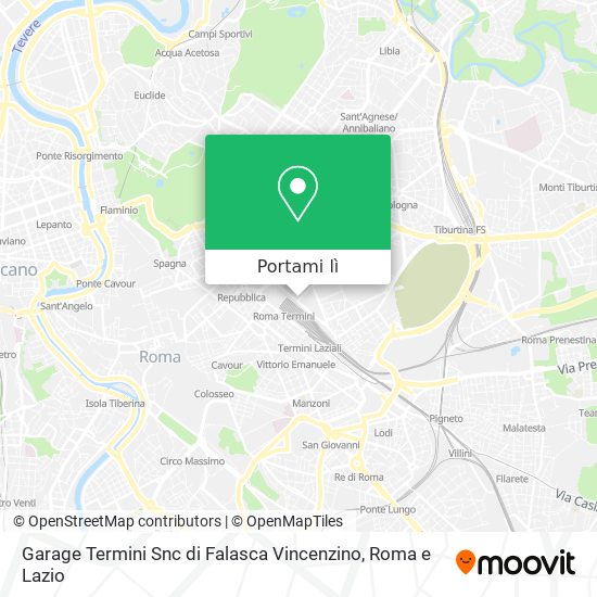 Mappa Garage Termini Snc di Falasca Vincenzino