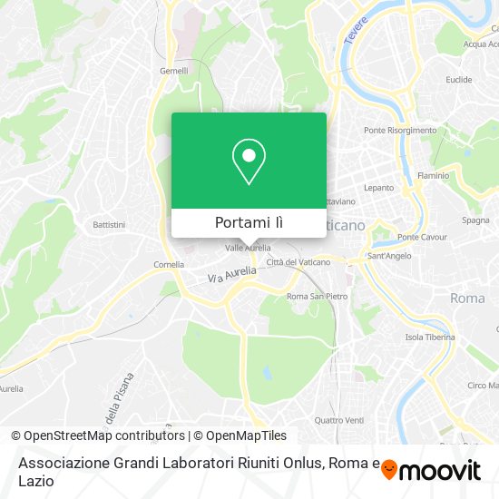 Mappa Associazione Grandi Laboratori Riuniti Onlus