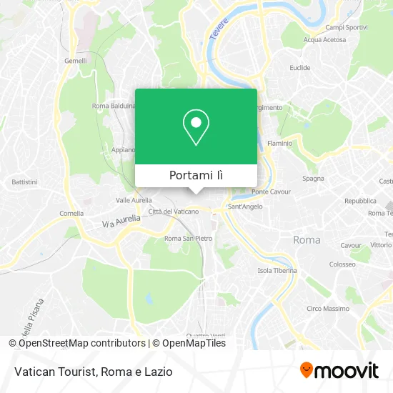 Mappa Vatican Tourist