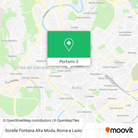 Mappa Sorelle Fontana Alta Moda