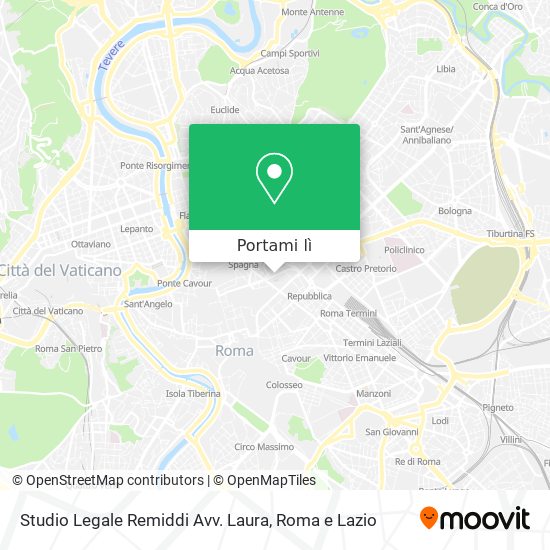 Mappa Studio Legale Remiddi Avv. Laura