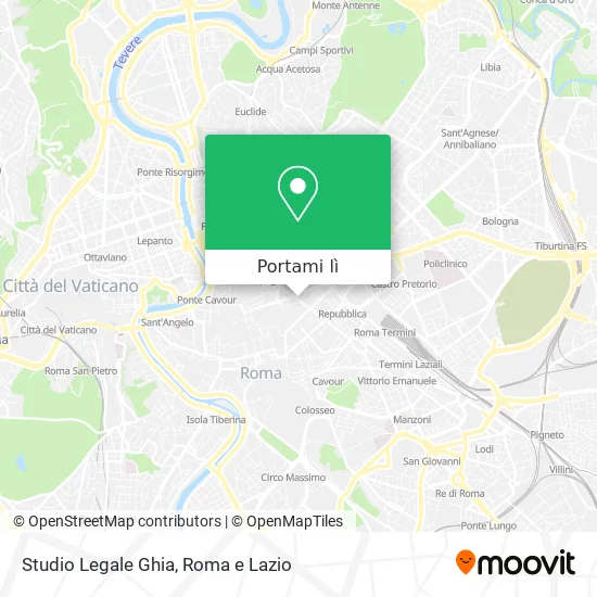 Mappa Studio Legale Ghia