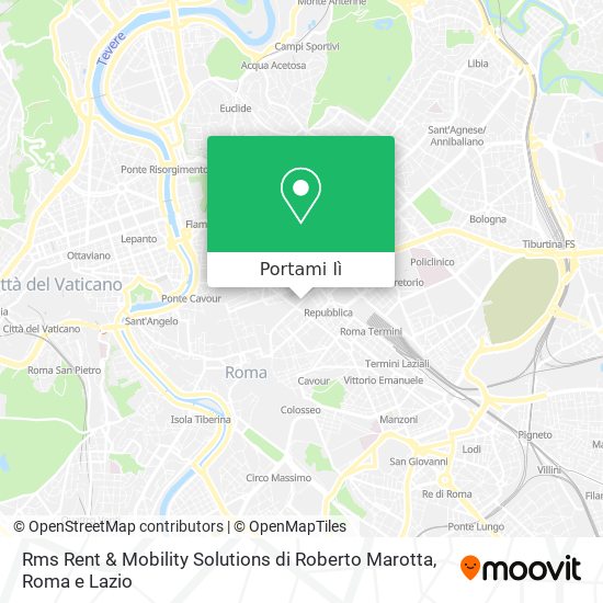 Mappa Rms Rent & Mobility Solutions di Roberto Marotta