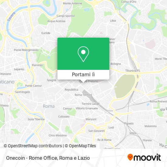 Mappa Onecoin - Rome Office