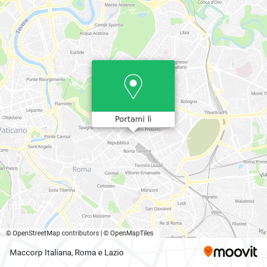 Mappa Maccorp Italiana